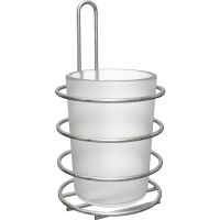 Стакан для зубных щеток DIWO Смоленск ПК14802 Хром — фото 1, Мыльницы