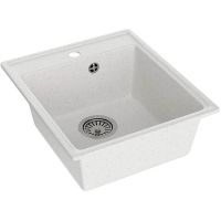 Кухонная мойка Maretti Kitchen KT425-WH Белая — фото 4, Кухонные мойки