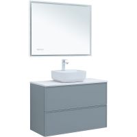 Товар: Тумба под раковину Aquanet Арт 100 313277 подвесная Мисти грин - фото 15 Тумба под раковину Aquanet Арт 100 313277 подвесная Мисти грин — фото 15, Тумбы под раковину