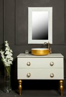 Товар: Раковина Boheme Armadi Art NeoArt 40 819-G Золото Белая - фото 3 Раковина Boheme Armadi Art NeoArt 40 819-G Золото Белая — фото 3, Раковины