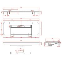 Раковина Boheme Armadi Art Flat 120 859-120-CLCT Белый мрамор — фото 5, Раковины