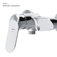 Товар: Смеситель для душа AM.PM Sunny F85C20000 Хром - фото 8 Смеситель для душа AM.PM Sunny F85C20000 Хром — фото 8, Смеситель для душа