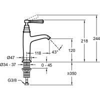 Товар: Смеситель для раковины Jacob Delafon Cleo 1889 Хром глянцевый арт-E24308-CP - фото 6 Смеситель для раковины Jacob Delafon Cleo 1889 Хром глянцевый арт-E24308-CP — фото 6, Смесители для раковины