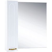 Зеркало со шкафом Bellezza Тиффани 85 Белая — фото 1, Зеркальные шкафы в ванную