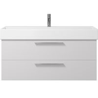 Тумба под раковину Creto Tivoli 120 8-1394W подвесная Белая — фото 1, Тумбы под раковину