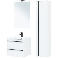 Товар: Тумба под раковину Aquanet Lino 60 253901 подвесная Белая матовая - фото 5 Тумба под раковину Aquanet Lino 60 253901 подвесная Белая матовая — фото 5, Мебель для ванной