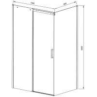 Товар: Душевой уголок Vincea Dice 150x80 VSR-4D8015CLGM профиль Вороненая сталь стекло прозрачное - фото 4 Душевой уголок Vincea Dice 150x80 VSR-4D8015CLGM профиль Вороненая сталь стекло прозрачное — фото 4, Душевые уголки