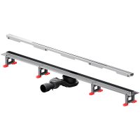 Товар: Душевой лоток AM.PM MasterFlow 100 W01SC-S11-100-05SB с решеткой Хром матовый Slim line - фото 2 Душевой лоток AM.PM MasterFlow 100 W01SC-S11-100-05SB с решеткой Хром матовый Slim line — фото 2, Душевые лотки