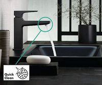 Товар: Смеситель для раковины Hansgrohe Metropol 32507670 Черный матовый - фото 5 Смеситель для раковины Hansgrohe Metropol 32507670 Черный матовый — фото 5, Смесители для раковины