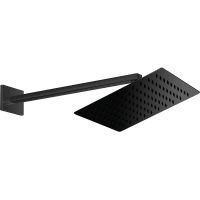 Верхний душ GPD ADS29-S Черный матовый — фото 1, Душевое оборудование. Душевая программа