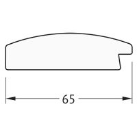 Зеркало Evoform Exclusive 92х62 BY 1177 с фацетом в багетной раме - Орех 65 мм — фото 5, Мебель для ванной