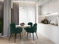 Подвесной светильник Maytoni Modern Erich MOD221-PL-01-G Белый Латунь — фото 10, Подвесные светильники