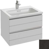 Тумба под раковину Jacob Delafon Vox 80 EB2078-R4-E15 подвесная Черное дерево — фото 1, Тумбы под раковину