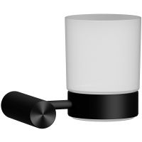 Стакан для зубных щеток Raiber Graceful RPB-80007 Черный матовый — фото 1, Мыльницы