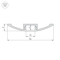 Товар: Профиль алюминиевый Arlight 016149 накладной для ступеней Серебристый - фото 3 Профиль алюминиевый Arlight 016149 накладной для ступеней Серебристый — фото 3, Профили для светодиодных лент