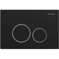 Клавиша смыва Allen Brau Priority 9.20001.31 Черная матовая — фото 1, Кнопки смыва