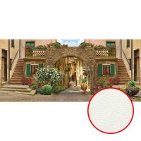 Фреска Ortograf Городской пейзаж 4857 Фактура флок FLK Флизелин (6,1*2,7) Разноцветный, Город/Цветы — фото 1, Фрески