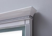 Зеркало Aquanet Селена 90 201646 с подсветкой с сенсорным выключателем Белое — фото 4, Зеркала в ванную комнату