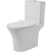 Унитаз компакт Orange C01-000W с бачком и сиденьем Микролифт — фото 1, Напольные унитазы