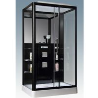 Душевая кабина Grossman GR-227 120x90 профиль Черный стекло прозрачное — фото 1, Душевые кабины