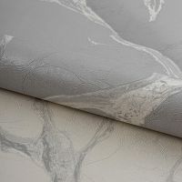 Обои Fipar Gold R 23633 Винил на флизелине (1,06*10,05) Серый/Серебряный/Белый, Мрамор — фото 4, Обои для стен