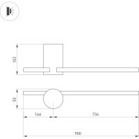 Товар: Настенный светильник Arlight Vinci 034169 Черный - фото 7 Настенный светильник Arlight Vinci 034169 Черный — фото 7, Светильники