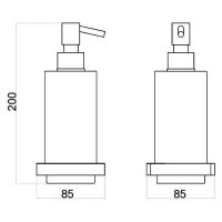 Товар: Дозатор для жидкого мыла Webert Pegaso PE500201015 Хром - фото 2 Дозатор для жидкого мыла Webert Pegaso PE500201015 Хром — фото 2, Дозаторы