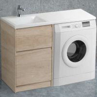 Тумба под раковину BelBagno Kraft 120 KRAFT-LVD-580/1200-2C-PIA-RNN Rovere Nebrasca Nature — фото 1, Тумбы под раковину