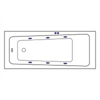 Товар: Акриловая ванна Excellent Ava 160x70 WAEX.AVA16.SOFT.CR с гидромассажем - фото 5 Акриловая ванна Excellent Ava 160x70 WAEX.AVA16.SOFT.CR с гидромассажем — фото 5, Ванны