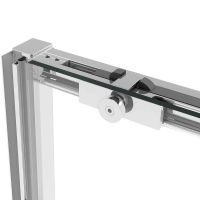Душевая дверь Vincea Slim Soft 150 VDS-1SS150CL профиль Хром стекло прозрачное — фото 7, Раздвижные душевые двери