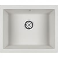 Кухонная мойка Paulmark Gera 60 PM205546-WH Белая — фото 1, Кухонные мойки