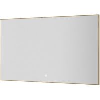 Зеркало Boheme Modern 120x70 543-120-G с подсветкой Золото с сенсорным выключателем и подогревом — фото 1, Мебель для ванной