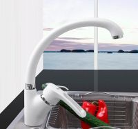 Смеситель для кухни Frap F4166-8 Белый — фото 4, Смесители для кухни