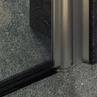 Товар: Душевая дверь Maybah Glass MGD-803-5 800x1980 на монопетле Хром матовый стекло прозрачное - фото 6 Душевая дверь Maybah Glass MGD-803-5 800x1980 на монопетле Хром матовый стекло прозрачное — фото 6, Душевые двери в нишу