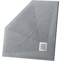 Душевой поддон из искусственного камня Vincea 90x90 VST-4SP9090G Серый — фото 1, Душевые поддоны из искусственного камня