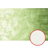 Фреска Ortograf Oasis 32714 Фактура флок FLK Флизелин (4*2,7) Зеленый, Листья — фото 1, Фрески