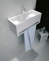 Панель с раковиной 1MarKa Tiny S 60 У84220 подвесная Белая глянцевая — фото 2, Тумбы с раковиной