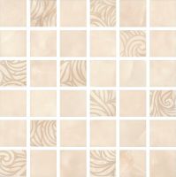 Керамический декор Kerama Marazzi Вирджилиано  беж  мозаичный  MM11104 30х30 см — фото 1, Керамическая плитка