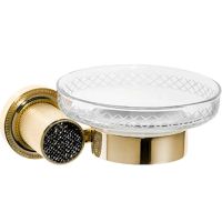 Мыльница Boheme Royal Cristal 10923-G-B Золото — фото 1, Мыльницы