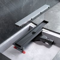 Душевой лоток AM.PM MasterFlow 50 W01SC-U11-050-04SB с решеткой Хром матовый / под плитку Tile — фото 18, Душевые лотки