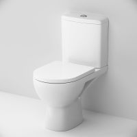 Унитаз компакт AM.PM Sunny FlashClean C85C8600SC с бачком и сиденьем Микролифт — фото 1, Напольные унитазы