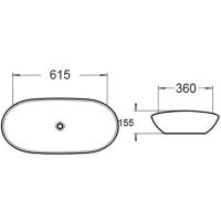 Товар: Раковина-чаша Vincea 62 VBS-508MA Антрацит матовый - фото 3 Раковина-чаша Vincea 62 VBS-508MA Антрацит матовый — фото 3, Раковины накладные