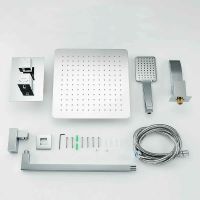 Душевая система Gappo G7107-40 с термостатом Хром — фото 6, Встраиваемые душевые комплекты