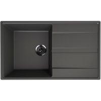 Кухонная мойка Ulgran Quartz Prima 850-09 Асфальт — фото 1, Кухонные мойки