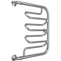 Водяной полотенцесушитель Terminus Фокстрот-Лиана (1) 600x500 4620768881350 Хром, боковое подключение, G 1" НР — фото 1, Водяные полотенцесушители