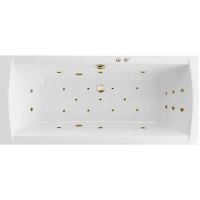 Акриловая ванна Excellent Aquaria Lux 180x80 WAEX.AQU18.ULTRA.BR с гидромассажем — фото 1, Ванны