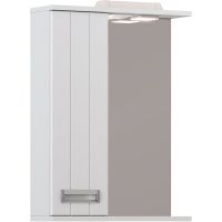 Товар: Зеркало со шкафом Vigo Diana 50 L z.DIA.50.L.El с подсветкой Белое - фото 5 Зеркало со шкафом Vigo Diana 50 L z.DIA.50.L.El с подсветкой Белое — фото 5, Зеркальные шкафы в ванную