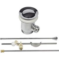 Донный клапан Kaiser art 41 click-clack Хром — фото 1, Донные клапаны