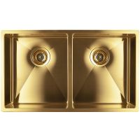 Кухонная мойка Iddis Edifice 75 EDI75B2i77 Золото матовое — фото 1, Кухонные мойки