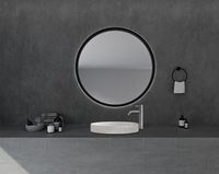 Раковина-чаша Abber Stein 40 AS2604 Белая матовая — фото 4, Раковины накладные